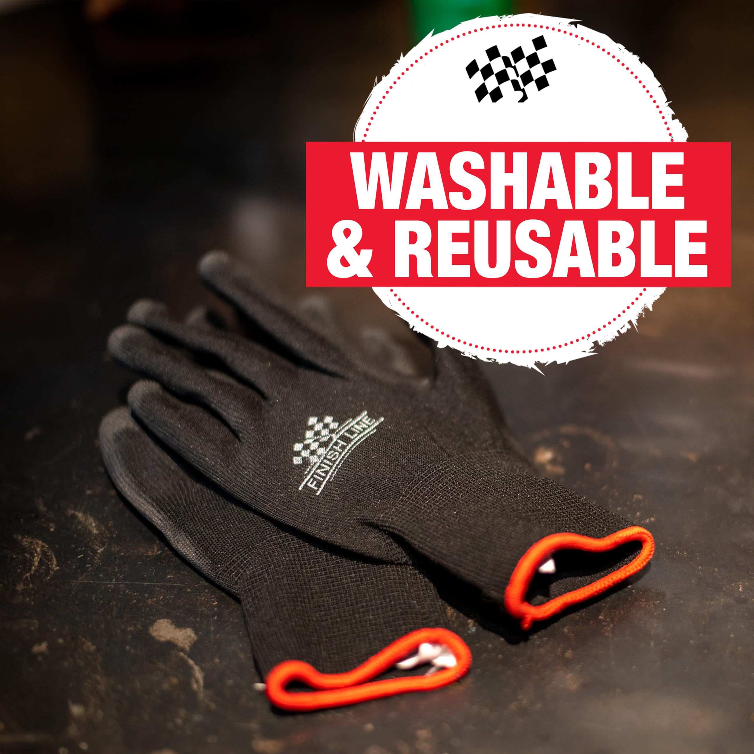 Finish Line Mechanic Grip Gloves - Image 3